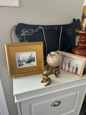 Johane Landry Oil Painting Rendez-Vous Winter Cabin‎ 1989 Signed Framed Québec